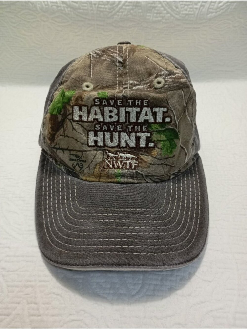 Save The Habitat Save The Hunt NWTF Camouflage Adjustable Baseball Hat